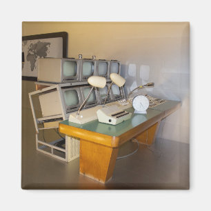 oude historische tv studio magneet