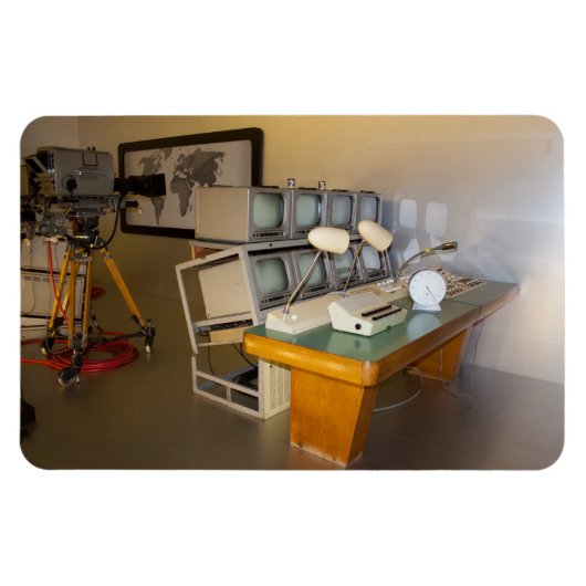 oude historische tv studio magneet (Horizontaal)