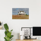 Oude historische woning poster (Thuiskantoor)