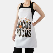 Oude Hocus Pocus Halloween Pompoen T-shirt Ontwerp Schort (Insitu)