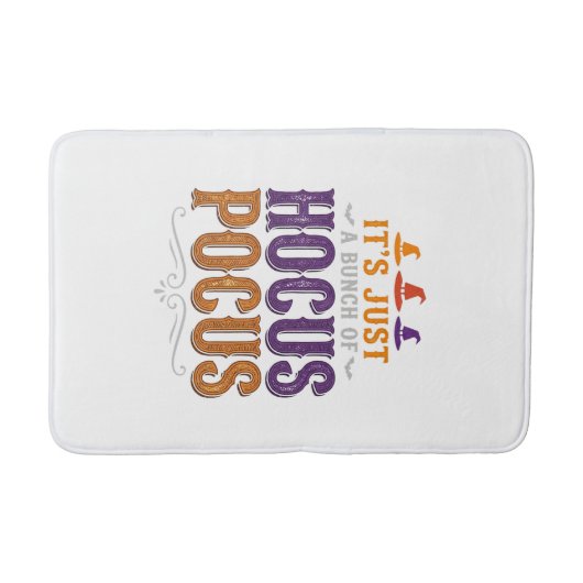 Oude Hocus Pocus Halloween Typografie Ontwerp_1 Badmat (Voorkant)