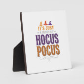 Oude Hocus Pocus Halloween Typografie Ontwerp_1 Fotoplaat (Voorkant)