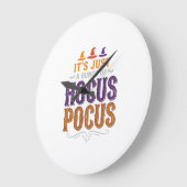 Oude Hocus Pocus Halloween Typografie Ontwerp_1 Grote Klok (Hoek)