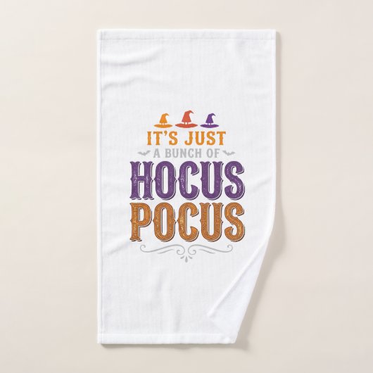 Oude Hocus Pocus Halloween Typografie Ontwerp_1 Handdoek (Handdoek)