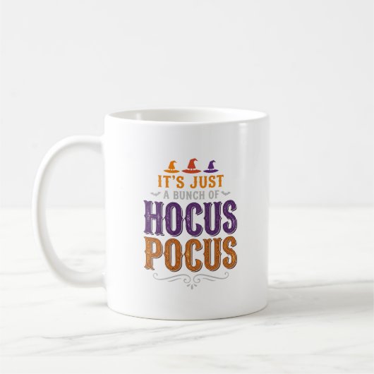 Oude Hocus Pocus Halloween Typografie Ontwerp_1 Koffiemok (Links)