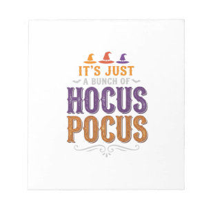 Oude Hocus Pocus Halloween Typografie Ontwerp_1 Notitieblok