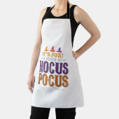 Oude Hocus Pocus Halloween Typografie Ontwerp_1 Schort (Insitu)