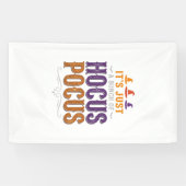 Oude Hocus Pocus Halloween Typografie Ontwerp_1 Spandoek (Horizontaal)