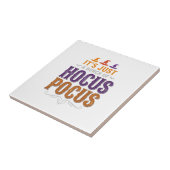 Oude Hocus Pocus Halloween Typografie Ontwerp_1 Tegeltje (Zijkant)