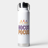 Oude Hocus Pocus Halloween Typografie Ontwerp_1 Waterfles (Voorkant)