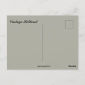 Oude Holland Briefkaart (Achterkant)