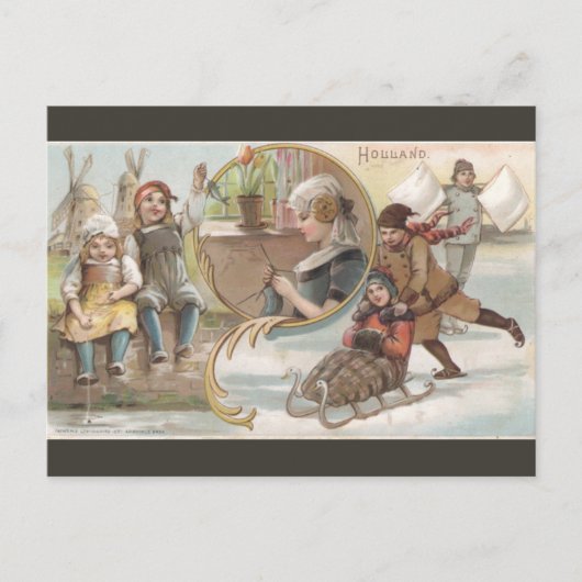 Oude Holland Briefkaart (Voorkant)