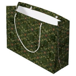 Oude Hollandse Damastpatroon met Hulst Groot Cadeauzakje