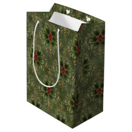 Oude Hollandse Damastpatroon met Hulst Medium Cadeauzakje