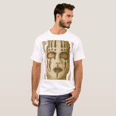 Oude Holloween Masker T-shirt (Voorkant volledig)