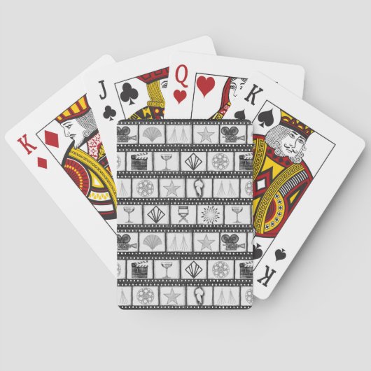 Oude Hollywood Film Speekkaarten Pokerkaarten (Achterkant)