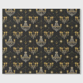 Oude Hollywood Glam kroonluchters ID1108 Cadeaupapier (Vlak)
