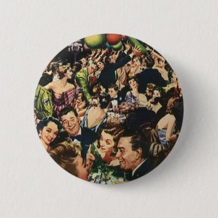 Oude Hollywood-thema feestelijke party met ballonn Ronde Button 5,7 Cm