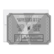 Oude Hollywood Ticket Stijl Uitnodiging