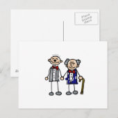 Oude homepaar briefkaart (Voorkant / Achterkant)