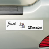 Oude homepaar bumpersticker (Op auto)
