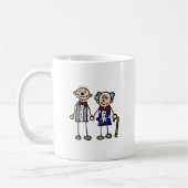 Oude homepaar koffiemok (Links)