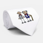 Oude homepaar stropdas (Opgerold)