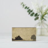 Oude homestead- Prim Biz-kaarten Visitekaartje (Staand voorkant)