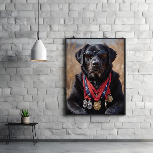 Oude hond, grote medailles, grotere erfenis poster