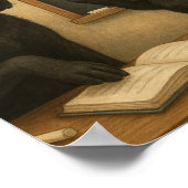 Oude hond leert nieuwe pup wat oude wiskunde is poster (Hoek)