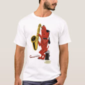 Oude hond, nieuwe hoes met lange hoes T T-shirt (Voorkant)