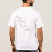 Oude hond, nieuwe hoes met lange hoes T T-shirt (Achterkant)