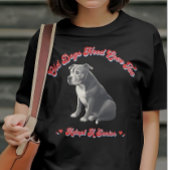 Oude honden hebben liefde nodig om een senior te a t-shirt