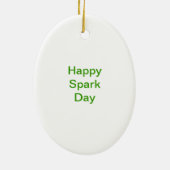 Oude honden zijn de beste honden keramisch ornament (Achterkant)