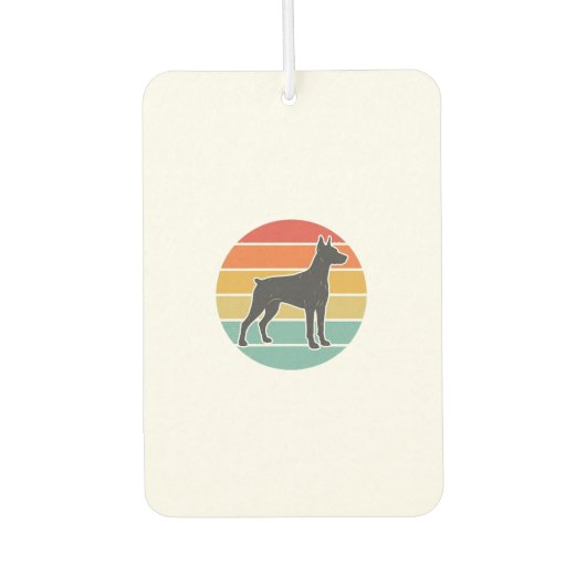 Oude honden zonsondergang Silhouet Vector ontwerp_ Luchtverfrisser (Voorkant)