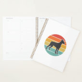 Oude honden zonsondergang Silhouet Vector ontwerp_ Planner (Display)