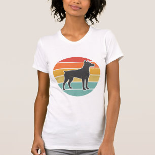 Oude honden zonsondergang Silhouet Vector ontwerp_ T-shirt