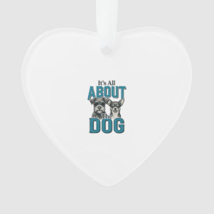 Oude hondliefhebber citaat vector ontwerp_1 ornament