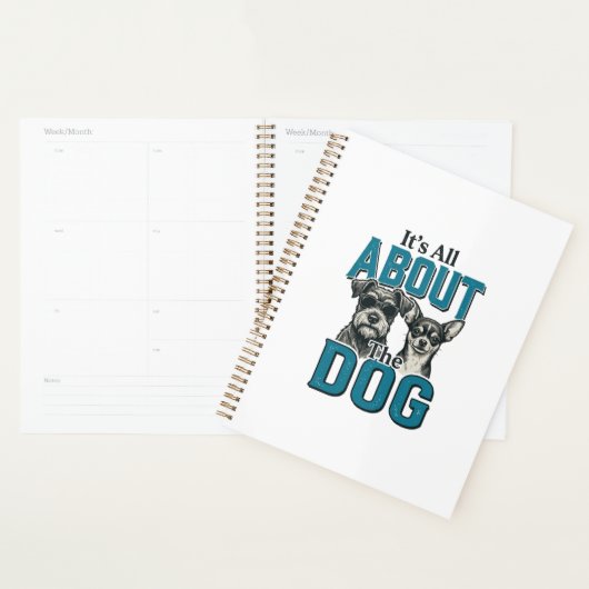 Oude hondliefhebber citaat vector ontwerp_1 planner (Display)