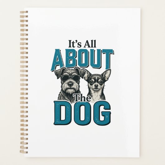 Oude hondliefhebber citaat vector ontwerp_1 planner (Voorkant)