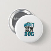 Oude hondliefhebber citaat vector ontwerp_1 ronde button 5,7 cm (Voorkant /achterkant)