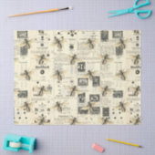 Oude Honey Bee Serie Ontwerp 10 Tissue Papier (Craft)