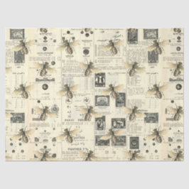 Oude Honey Bee Serie Ontwerp 10 Tissue Papier