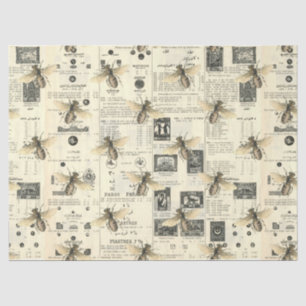 Oude Honey Bee Serie Ontwerp 10 Tissue Papier