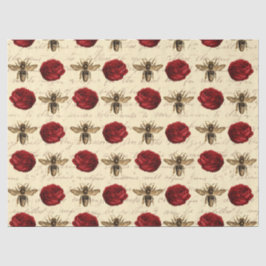 Oude Honey Bee Serie Ontwerp 6 Tissuepapier