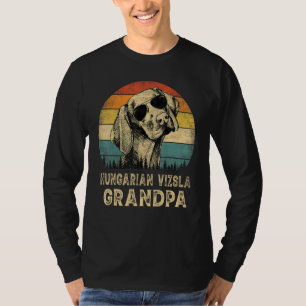 Oude Hongaarse Vizsla Opa Hond Vaderdag T-shirt