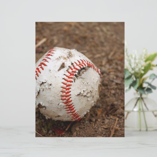 oude honkbal (Staand voorkant)