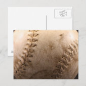 Oude honkbal briefkaart (Voorkant / Achterkant)