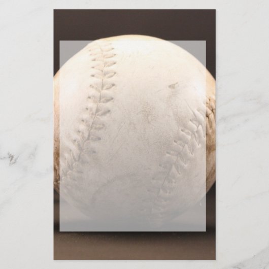 Oude honkbal briefpapier (Voorkant)