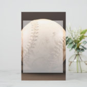 Oude honkbal briefpapier (Staand voorkant)